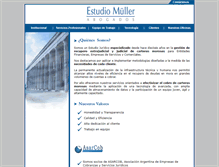 Tablet Screenshot of estudiomuller.com